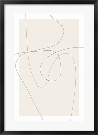 Framed Lines at Play IV Print