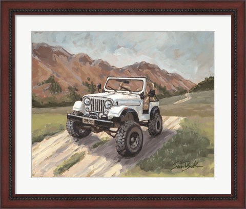 Framed Road Less Traveled Print