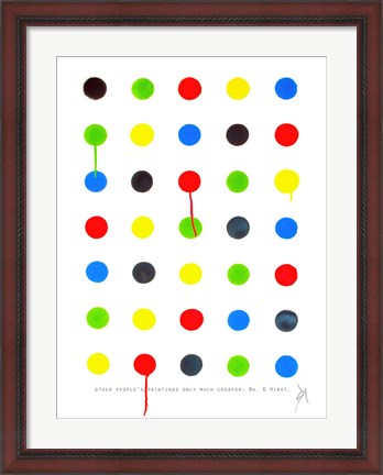 Framed Other People&#39;s Paintings Only Much Cheaper: No. 6 Hirst. Print