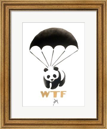 Framed WTF Print