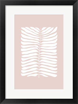 Framed Leaf Pattern Print