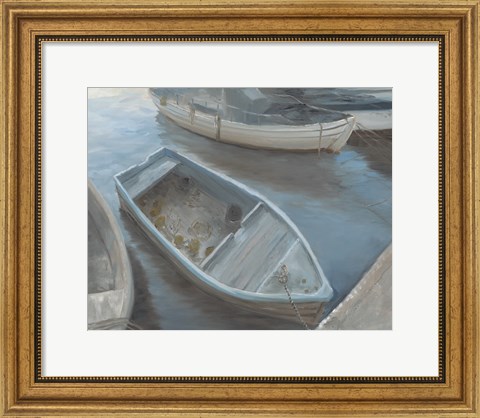 Framed Calmly Moored Print