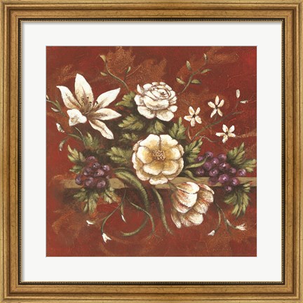 Framed Jaipur Blossoms II Print