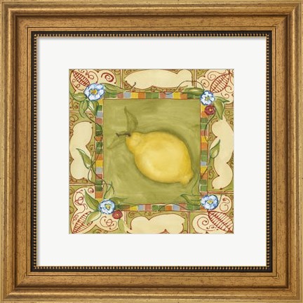 Framed French Country Lemon Print