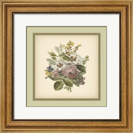 Framed Tuscany Bouquet (P) XII Print