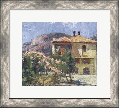 Framed Crimean House Print