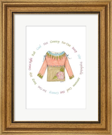 Framed Sweet &amp; Sophisticated I (X) Print