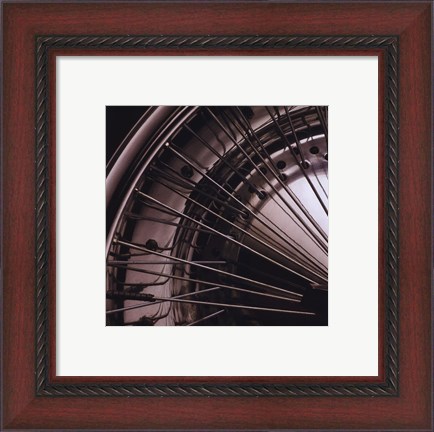 Framed Wheel Print