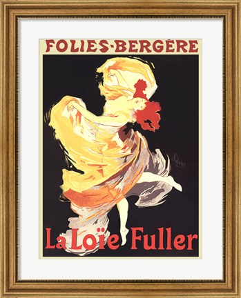 Framed La Loie Fuller Print