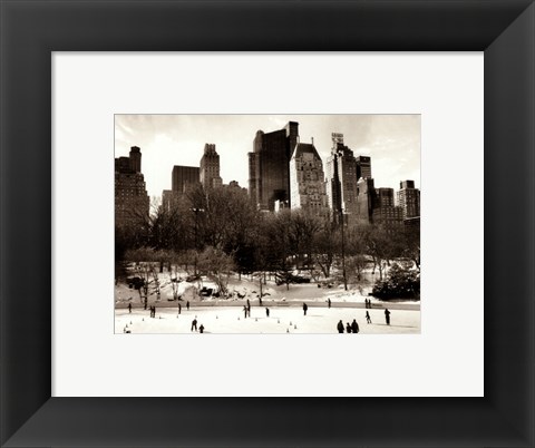 Framed Wollman Rink Print