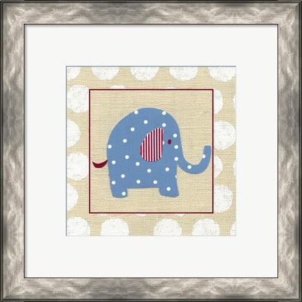 Framed Katherine&#39;s Elephant Print