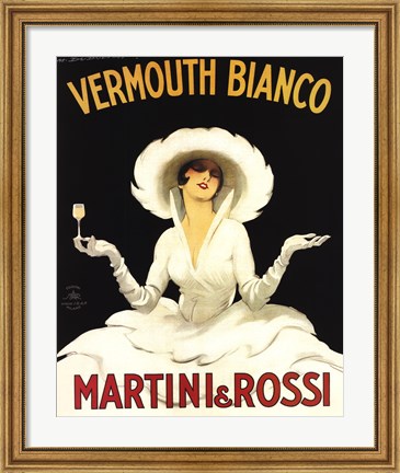 Framed Martini &amp; Rossi Print