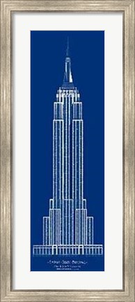 Framed Empire State Building Print