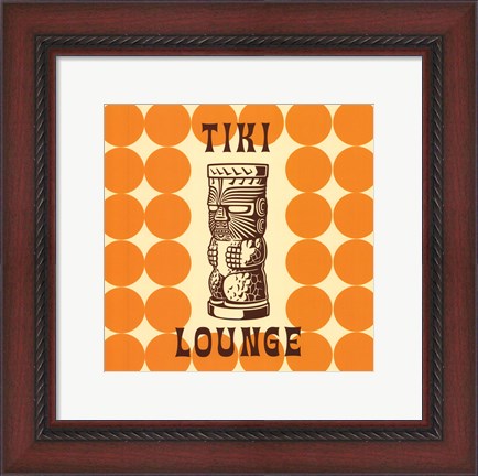 Framed Tiki Lounge Print