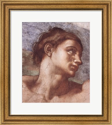 Framed Sistine Chapel Adam Print