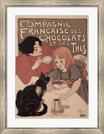 Framed Compagnie Francaise des Chocolats Print