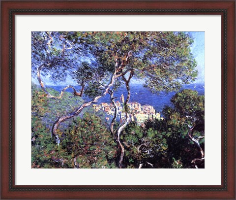 Framed Bordighera, Trees Print