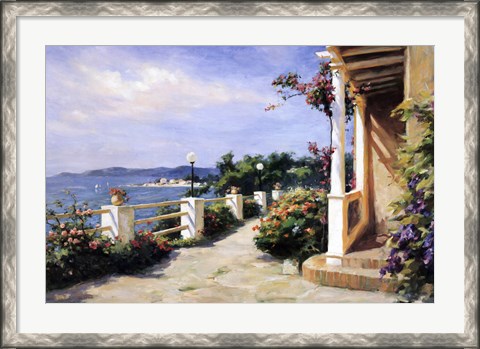 Framed French Mediterranean Print