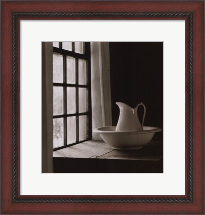 Framed Water Pitcher and Bowl Print