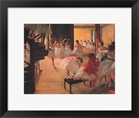 Framed Ballet School Print