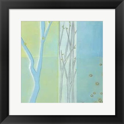 Framed Blue Arbor II Print