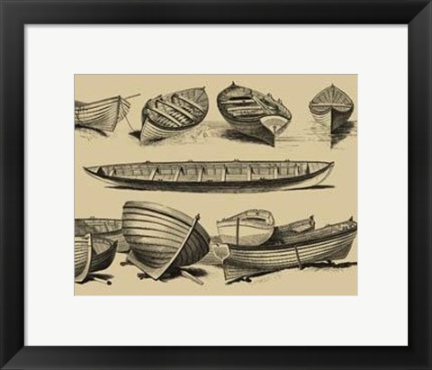 Framed Boat Craft II Print