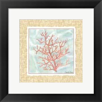 Framed Ocean Coral Print