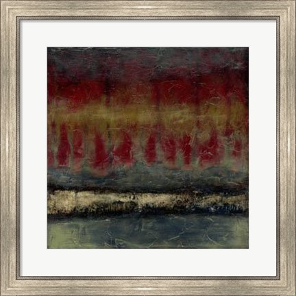 Framed Moonlit Forest I Print