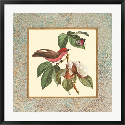 Framed Bel Air Songbirds I Print