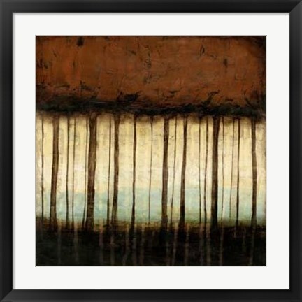 Framed Autumnal Abstract IV Print