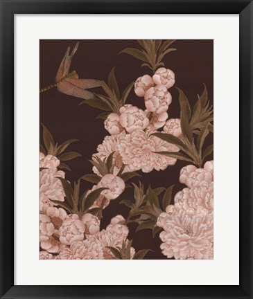 Framed Asian Brocade III Print