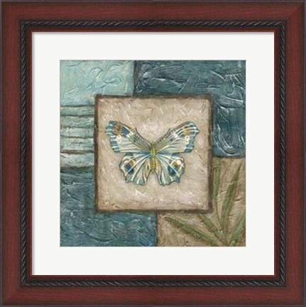 Framed Large Butterfly Montage II Print