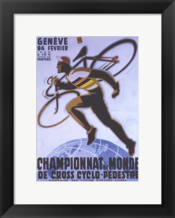 Framed Championnat Du Monde Print