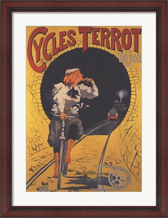 Framed Cycles Terrot Print