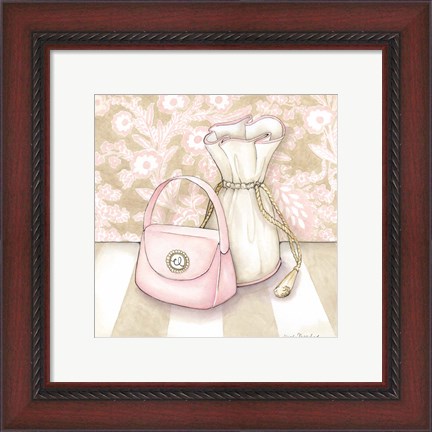 Framed Posh Powder Room IV Print