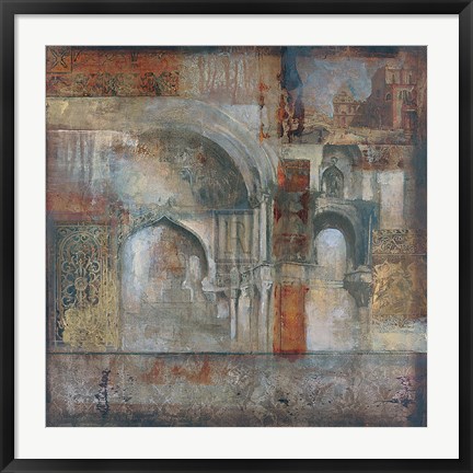 Framed Pieces Of Tuscany IV Print