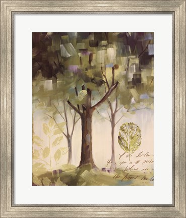 Framed Hopes &amp; Greens III Print