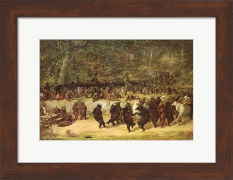 Framed Bear Dance Print