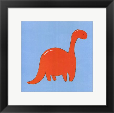 Framed Brontosaurus Print