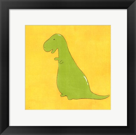 Framed T-Rex Print