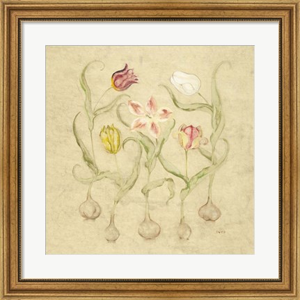 Framed Dancing Bulbs II Print