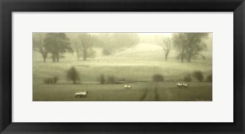 Framed English Countryside VI Print