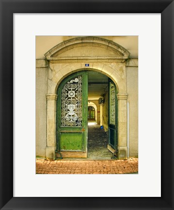 Framed Weathered Doorway II Print