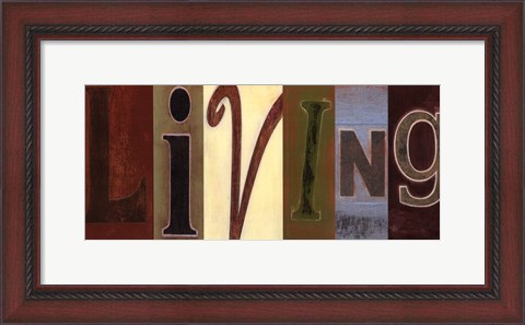 Framed Living Panel Print