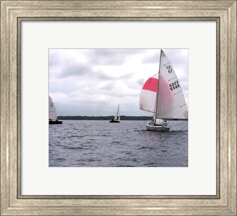 Framed Water Racing IV Print