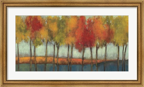 Framed Lolipop Trees Print