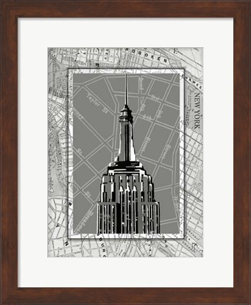 Framed Small Tour of New York II Print