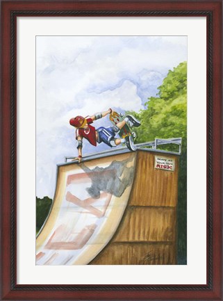 Framed Serious Hangtime Print