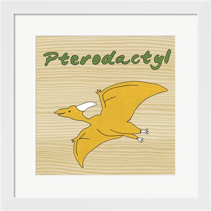 Framed Pterodactyl Print