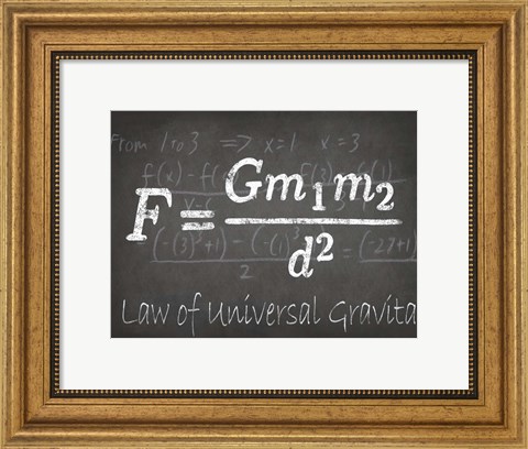 Framed Mathematical Elements II Print